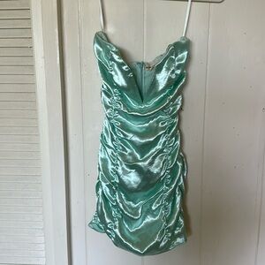 For Love and Lemons strapless mini dress